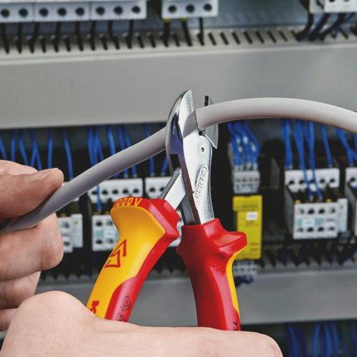 Knipex X-Cut Compact Diagonal Cutter Insulated Multi-comp. Grips VDE Chrome-plated 160mm 73 06 160